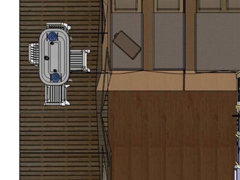 BUNGALOW TOILÉ 4 personnes - Canada (sans sanitaires)