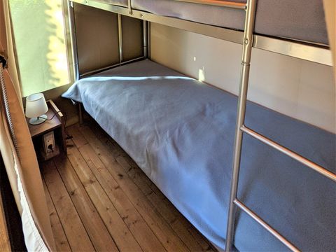 Tente en toile et en bois 6 personnes - LODGE GRAND CONFORT TIBYDI