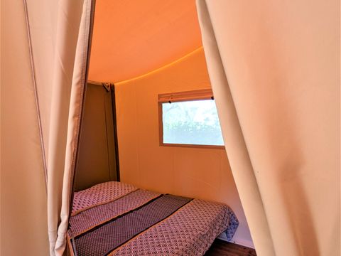 Tente en toile et en bois 6 personnes - LODGE GRAND CONFORT TIBYDI