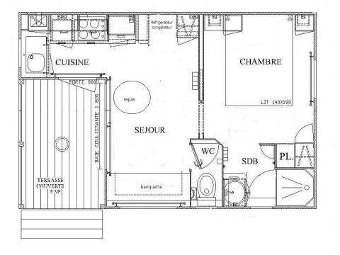 CHALET 2 personnes - DUO, 1 chambre