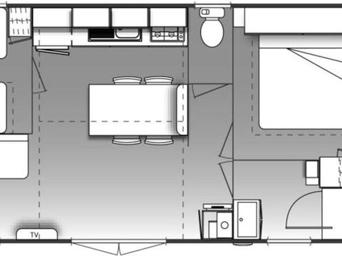 MOBILHOME 6 personnes - PENFRET