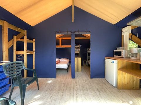 TENTE TOILE ET BOIS 4 personnes - Lodge Toilé