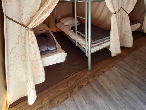 TENTE TOILE ET BOIS 5 personnes - Tente Lodge Standard - 2 Chambres