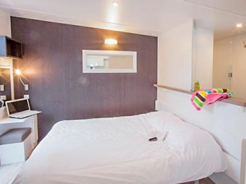 MOBILHOME 4 personnes - Sunêlia Luxe Taos 2 chambres / 2 salles de bain 35m² - TV - LV - Terrasse couverte - Linge Fourni