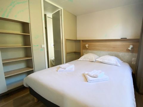 MOBILHOME 6 personnes - Sunêlia Luxe Key West 3 chambres / 2 salles de bain 40m² - TV - LV - Terrasse - Linge fourni