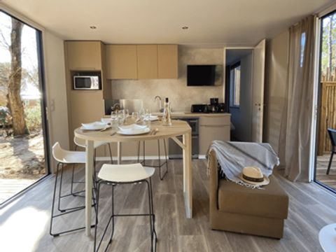 MOBILHOME 6 personnes - Sunêlia Luxe Key West 3 chambres / 2 salles de bain 40m² - TV - LV - Terrasse - Linge fourni