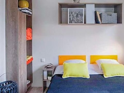 MOBILHOME 5 personnes - Sunêlia Prestige Déclik 2 chambres 35m² - TV - Terrasse semi- couverte