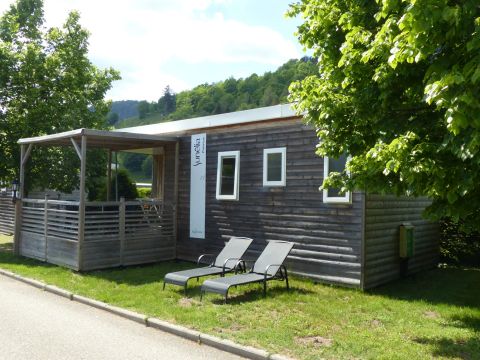MOBILHOME 5 personnes - Sunêlia Prestige Déclik 2 chambres 35m² - TV - Terrasse semi- couverte