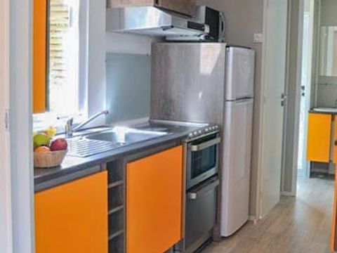 MOBILHOME 5 personnes - Sunêlia Prestige Déclik 2 chambres 35m² - TV - Terrasse semi- couverte