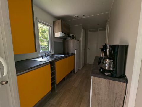 MOBILHOME 6 personnes - Sunêlia Prestige Déclik 3 chambres 35m² - TV - Terrasse couverte