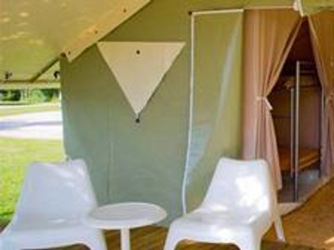 TENTE TOILE ET BOIS 5 personnes - Lodge