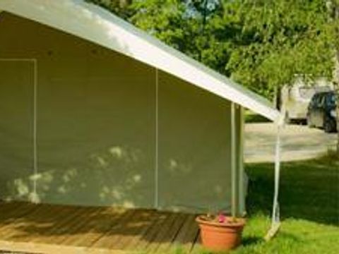 TENTE TOILE ET BOIS 5 personnes - Lodge