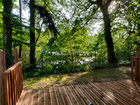 TENTE TOILE ET BOIS 4 personnes - Lodge Toilé Perché L'ORME