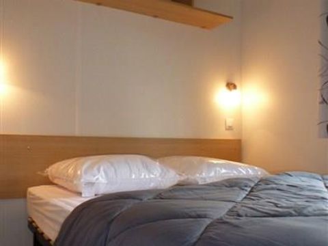 Mobilhome 2 personnes - IRIS- - 1 chambre - Cuisine - Salle de bain - Terrasse couverte