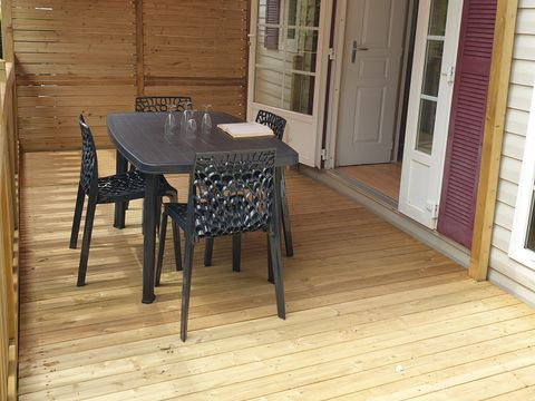 MOBILHOME 4 personnes - Mobil home MARGUERITE - 2 chambres - terrasse 