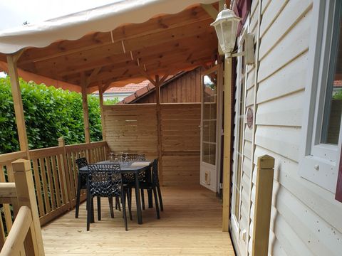 MOBILHOME 4 personnes - Mobil home MARGUERITE - 2 chambres - terrasse 