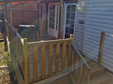 MOBILHOME 4 personnes - Mobil home MARGUERITE - 2 chambres - terrasse 