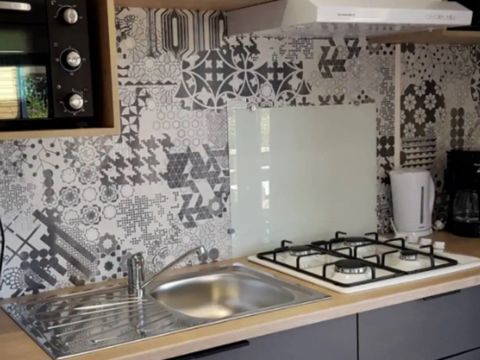 MOBILHOME 4 personnes - Mobil home TULIPE - 2 chambres - terrasse couverte -