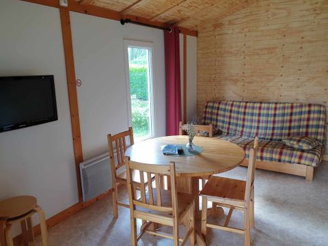 CHALET 5 personnes - Chalet JONQUILLE - 2 chambres - terrasse couverte