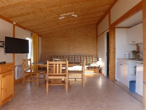 Chalet 5 personnes - JONQUILLE - 2 chambres - Terrasse couverte
