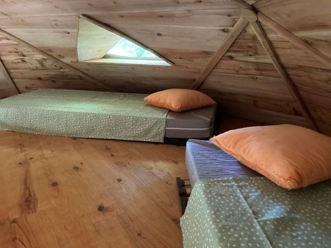 Hébergement 4 personnes - L'ALCHIMISTE géodésique confortable en bois 38m2 - 4 personnes
