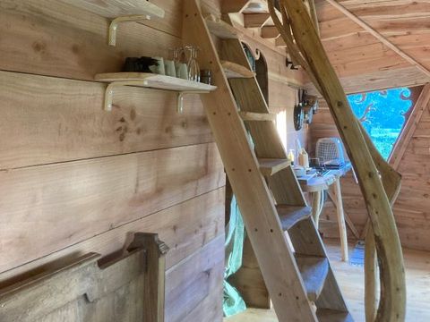 Hébergement 4 personnes - L'ALCHIMISTE géodésique confortable en bois 38m2 - 4 personnes