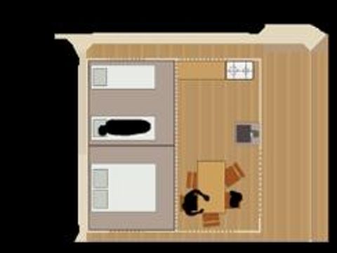 TENTE 5 personnes - Lodge Nature sans sanitaires