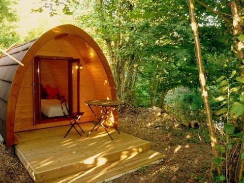 HÉBERGEMENT INSOLITE 2 personnes - Cabane ECO-POD 6m² + terrasse - sans sanitaires  - 2015
