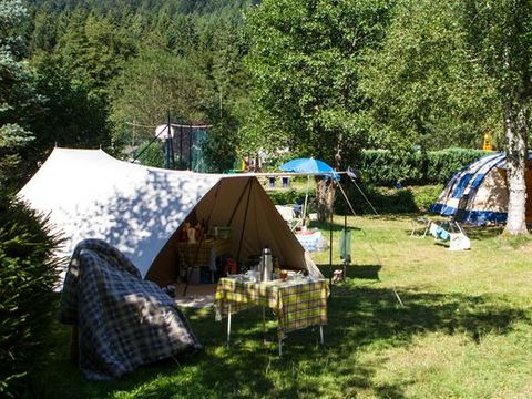 Emplacement - Forfait Confort (1 tente, caravane + 1 voiture ou camping-car / électricité 10A)