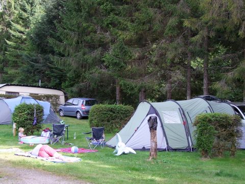 Emplacement - Forfait Confort (1 tente, caravane + 1 voiture ou camping-car / électricité 10A)