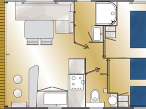 MOBILHOME 4 personnes - Bergame MOBILHOME 4 personnes - Bergame