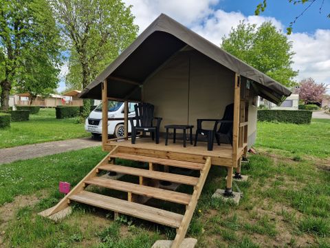 TENTE TOILE ET BOIS 2 personnes - Mini-tente safari du randonneur