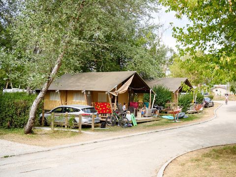 TENTE TOILE ET BOIS 5 personnes - Bois