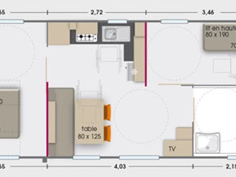 MOBILHOME 6 personnes - PMR Primavera