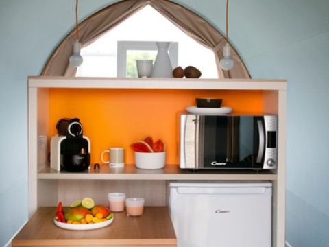 BUNGALOW TOILÉ 2 personnes - Coco Sweet 11 m2 - 1 Chambre - avec terrasse couverte / sans sanitaires