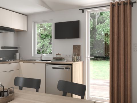 MOBILHOME 6 personnes - Mobil-home Select TV LV Wifi Plancha - 3 chambres - 6 pers.