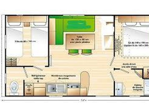 MOBILHOME 4 personnes - ECO 27 m²