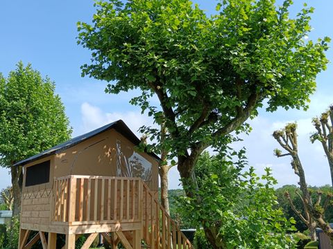 Hébergement 2 personnes - Tente Nature sur pilotis Standard 7.2 m² - sans sanitaire