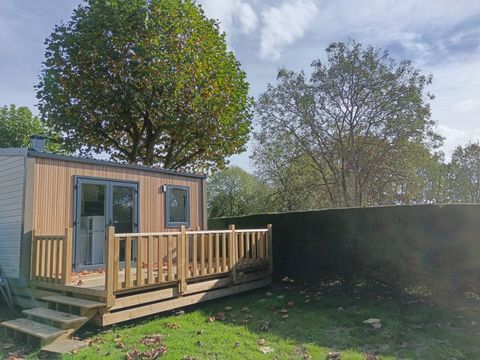 MOBILHOME 2 personnes - Confort 17.8m² - 1 chambre + terrasse