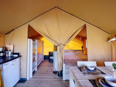 TENTE 4 personnes - Tente Nature Famille 20m² (2 chambres) - proche sanitaires