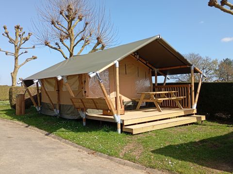 TENTE 4 personnes - Tente Nature Famille 20m² (2 chambres) - proche sanitaires