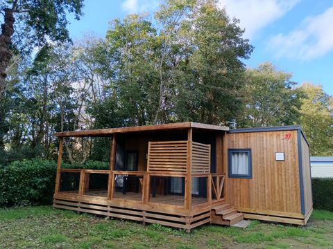MOBILHOME 4 personnes - Mobil Home Premium 32m² - (2 ch 2 sdb) + terrasse couverte
