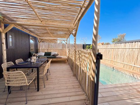 MOBILHOME 8 personnes - NEW// Villa de la Rance Prestige 60m² - 4 chambres - 3 SDB - Piscine - Terrasse couverte - SPA