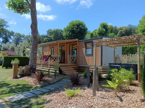 MOBILHOME 6 personnes - NEW// Villa de la Rance Prestige 40m² - 3 chambres - 2 salles de bain - SPA - Terrasse couverte