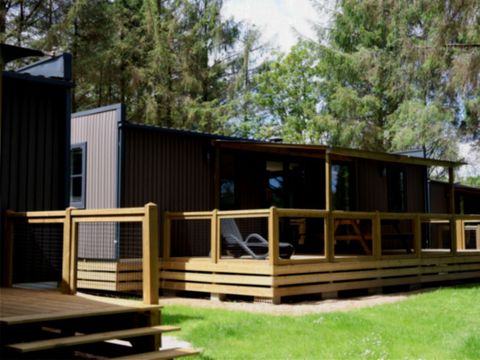 Mobilhome 7 personnes - Hébergement Coté jardin 3 chambres