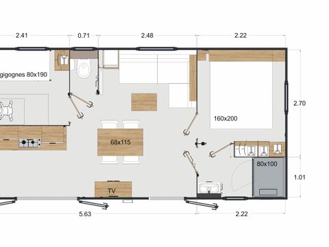 MOBILHOME 4 personnes - Premium Calypso