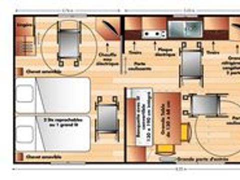 MOBILHOME 5 personnes - Hélios 32m² PMR