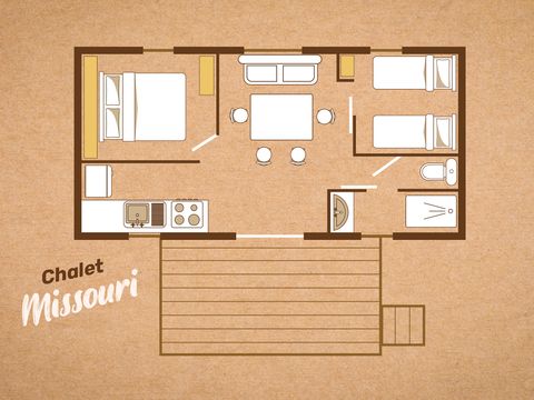 CHALET 4 personnes - MISSOURI