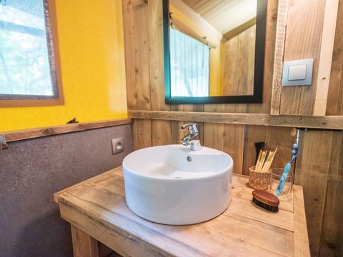 TENTE TOILE ET BOIS 5 personnes - LODGE SAFARI XL