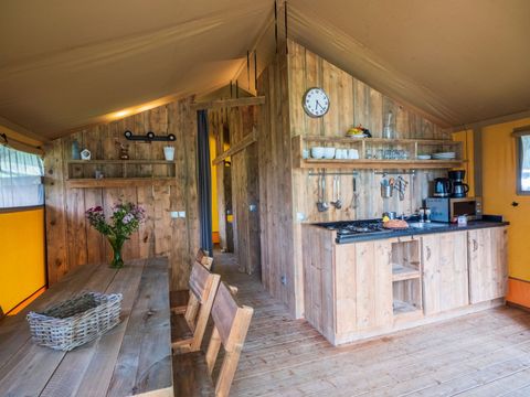 TENTE TOILE ET BOIS 5 personnes - LODGE SAFARI XL